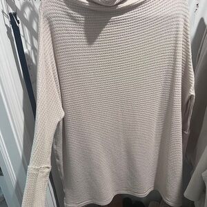 We The Free Cream Cowl Neck Sweater